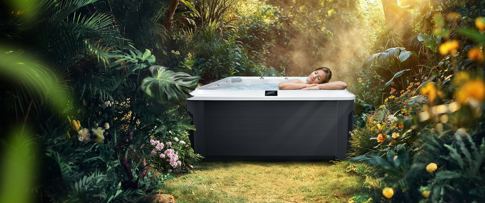 HotSpring jakuzzi, hidromasszázs medence - Aura Hidromasszázs Stúdió Veszprém