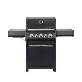   Santos gázgrill - S-318, All Black forgatónyárssal, szilikonlappal