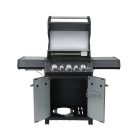 Santos gázgrill - S-318, All Black forgatónyárssal, szilikonlappal