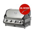 Santos beépíthető gázgrill - Free S-410, rácskiemelővel