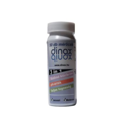 Dinax Klór/Bróm-pH-lúgosság mérőcsík 0,1-10ppm - Aura Hidromasszázs Stúdió Veszprém
