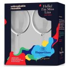 Miss Liza törhetetlen vörösboros pohár (2 db)