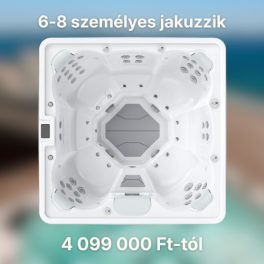 6-8 személyes jakuzzi